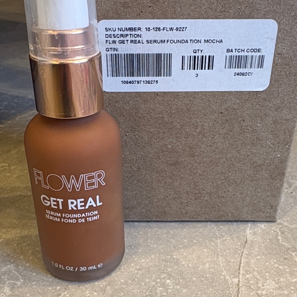 FLOWER Get Real Serum Foundation - Mocha
